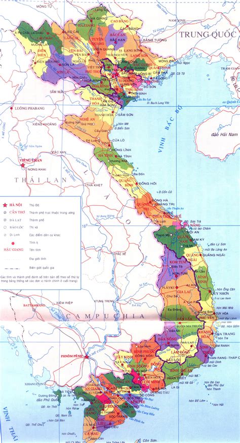 Bản đồ Việt Nam And 63 Tỉnh Thành Phóng To Chi Tiết Năm 2020