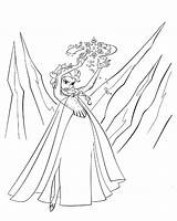 Coloring Pages Elsa Disney Queen Walt Frozen Fanpop Characters sketch template
