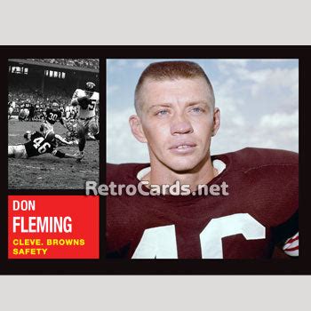don fleming cleveland browns retrocards