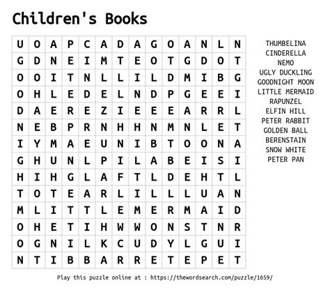 word search  childrens books