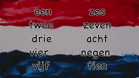 count  dutch tellen  het nederlands lessons dutch language numbers nederlandse les
