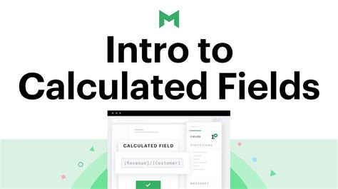 introduction  calculated fields youtube