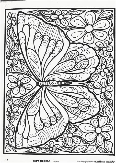 printable coloring pages adults   kids