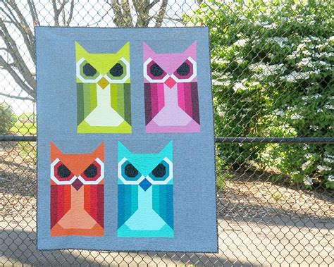 allie owl  quilt pattern