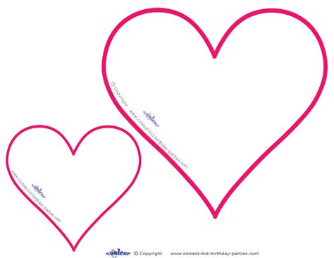 printable hearts coolest  printables