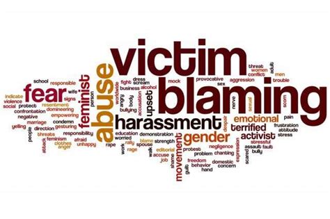 stop victim blaming  feminain