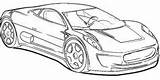 Sportscar Colour Nsx sketch template