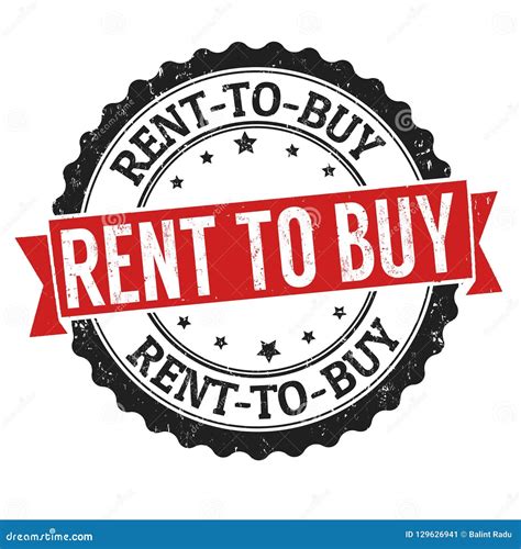 rent  buy sign  stamp stock vector illustration  reserve