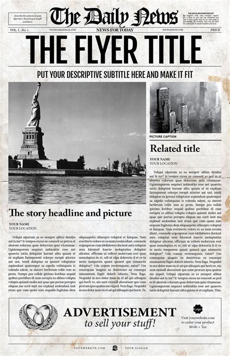 pin   bw newspaper template newspaper design newspaper layout