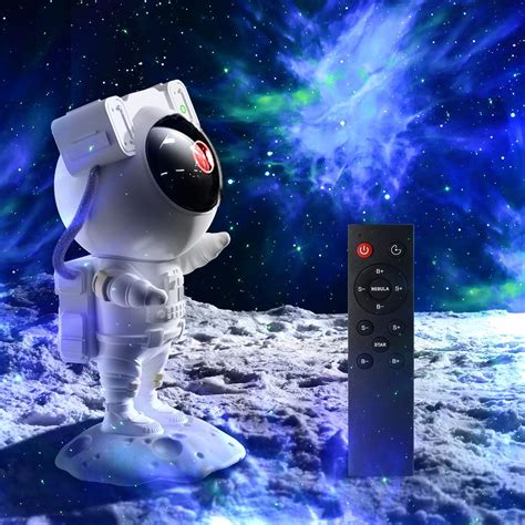 aonesy astronaut light projector  rotation star projector galaxy