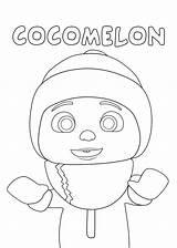 Cocomelon Colorear Coco Jj Melon Raskrasil sketch template