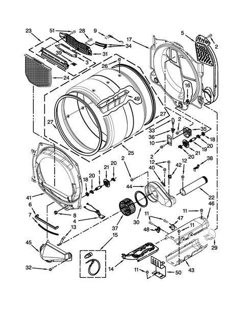 dryer parts diagram heat exchanger spare parts