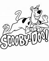 Coloring Doo Scooby Logo Print Printable Topcoloringpages sketch template