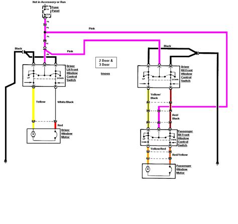 pin power window switch wiring diagram wiring work