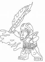 Lego Coloring Pages Chima Legends Color Clipart Party Mais Getdrawings Getcolorings Clipground Omalovánky Zdroj από αποθηκεύτηκε Cz Pinu Cragger sketch template