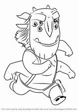 Trollhunters Blinky Draw Drawing Step Cartoon Tutorials sketch template