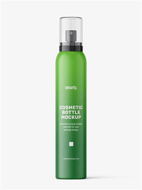 cosmetic spray bottle mockup matt smarty mockups