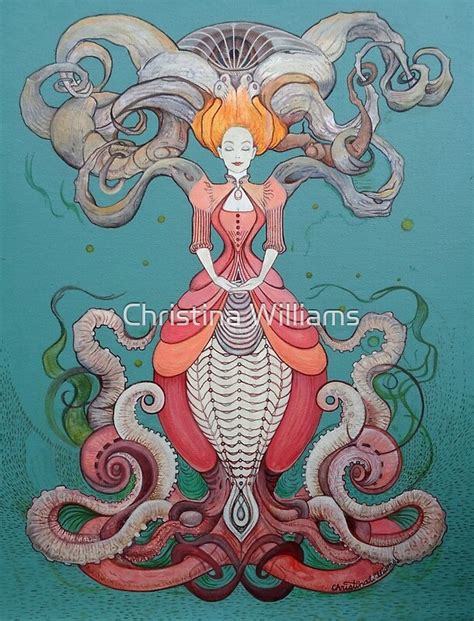 lady octopus posters  christina williams redbubble