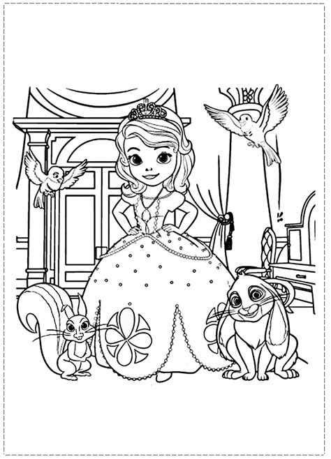 sofia   coloring pages