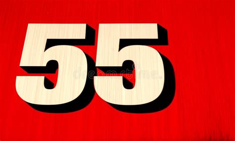 number  stock image image   double white fiftyfive