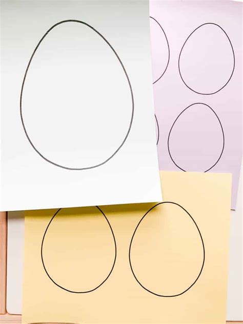printable paper easter egg template discovering mommyhood
