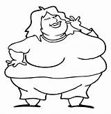 Fat Coloring Lady Drawing Woman Pages Women Mama Yo Sketch Curvy Colouring Ugly Body Sketches Jokes Blonde So Drawings Gif sketch template