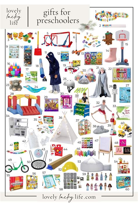 christmas gifts  preschoolers  ideas lovely lucky life