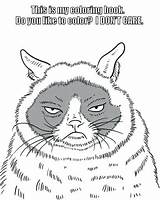 Cat Coloring Grumpy Pages Book Color Printable Nationwide Distributors Getcolorings Nz sketch template