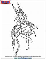 Fairy Tattoo Coloring Pages Cartoon sketch template