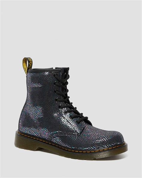 youth  metallic suede lace  boots dr martens