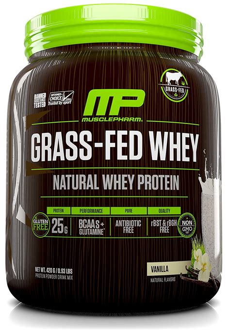 Musclepharm Grass Fed Whey Protein 100 All Natural Whey Protein