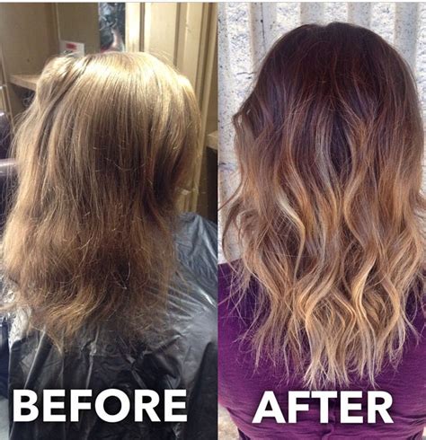 hair darker roots lighter ends fashionblog