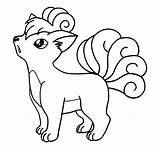 Vulpix Lineart Espeon Umbreon Getcolorings Shifting Queeky Pokemons sketch template