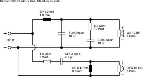 wege frequenzweiche schaltplan wiring diagram