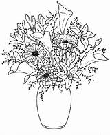Blumen Sketches Ausmalen Ausmalbilder Easy Motive Zeichnen Bouquets Paintingvalley Let Skizzen Malvorlagen Applique sketch template