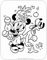 Pluto Disneyclips Duck Fruity sketch template
