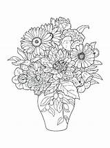 Kwiaty Bouquet Lato Kolorowanka Coloringtop Druku Autocomplete Paisley sketch template