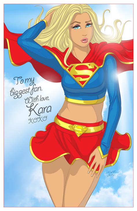 supergirl fan art   thekn  deviantart