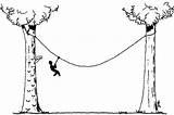 Zipline Zip Line Drawing Clipart Backyard Structure Improvement Tree Clip Diy Construction Cliparts Lining Ziplining Library Kids Choose Board Treehouse sketch template