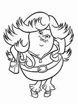 Trolls Pages Coloriage Troll Lady Froufrou Paillette Getcolorings Inspirant Getdrawings Coloring sketch template