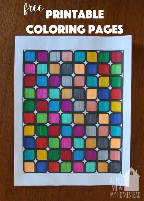 printable coloring pages blocks      homestead