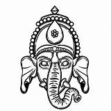 Ganesha Coloring Pages Wonder Print sketch template