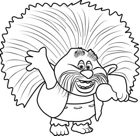 king peppy trolls coloring page printable trolls coloring pages space