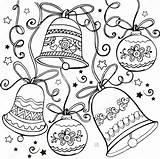 Christmas Pages Coloring Ornament Printable Template sketch template