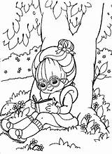 Reading Coloring Book Brite Rainbow Tree Under Popular sketch template