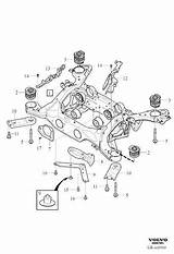 Subframe Xc60 Erad Xc90 Crossmember Reinforcement Insulator Reinforcing Bushing sketch template