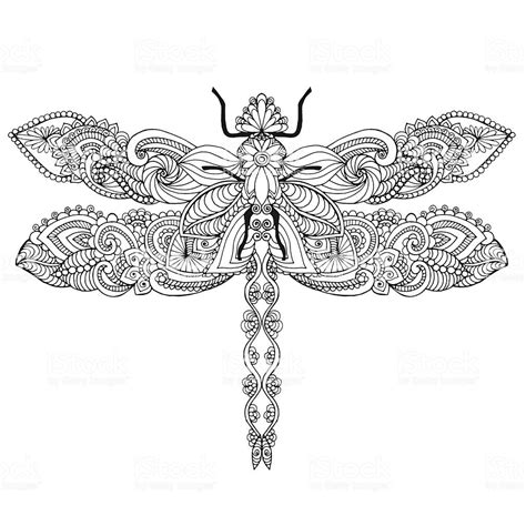 ideas  coloring adult coloring pages dragonfly