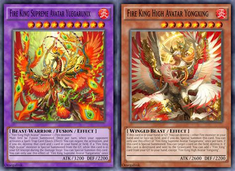fire king support  high avatar   fusion boss moster customyugioh
