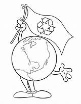 Coloring Pages Recycling Popular Earth Printable sketch template