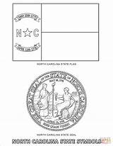 Coloring Carolina North State Symbols Pages Printable Supercoloring sketch template